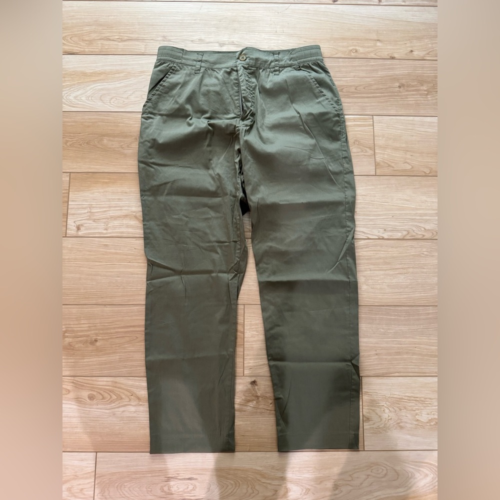 Duer Weightless Poplin AC Pant - Moss
